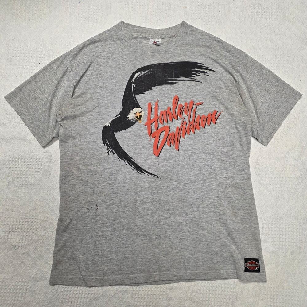 RARE 1992 Harley Davidson Daytona Soaring Eagle Tee Single stitch made in USA XL